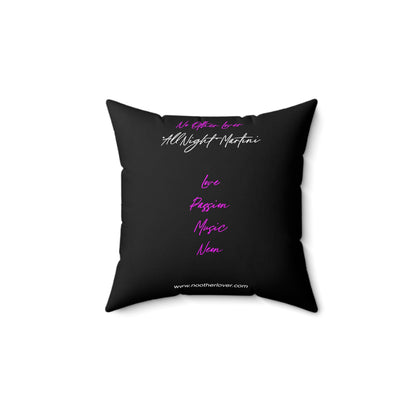 All Night 'Martini' Square Pillow Cushion
