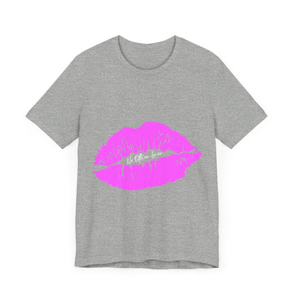 Pink Kiss Jersey T Shirt