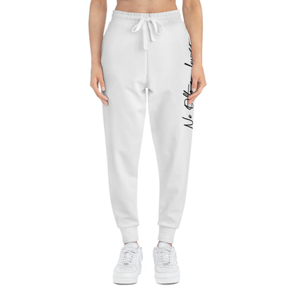 No Other Lover White Logo Jogging Pants