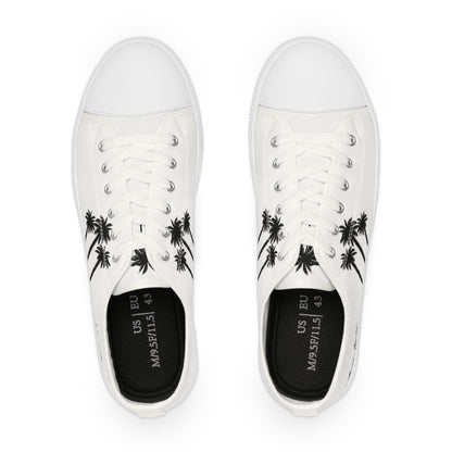Palm Paradise Men's Low Top Sneakers