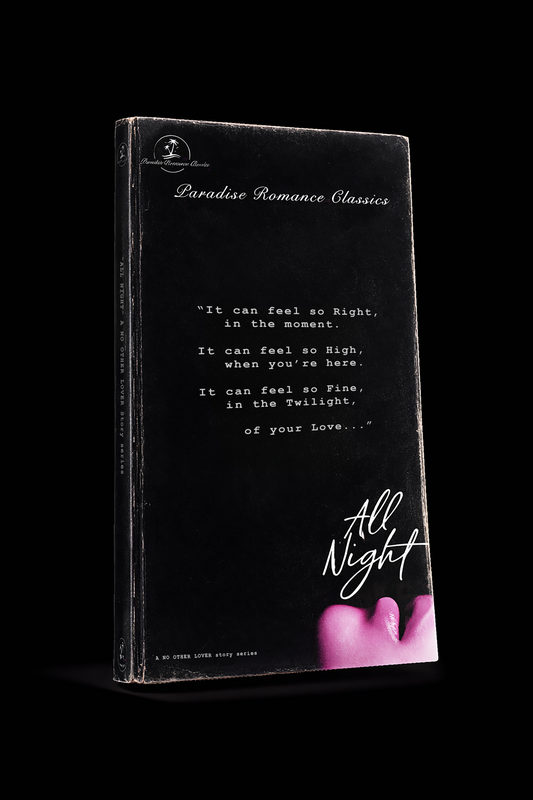 Book titled 'All Night' by No Other Lover Paradise Romance Classics on a black background